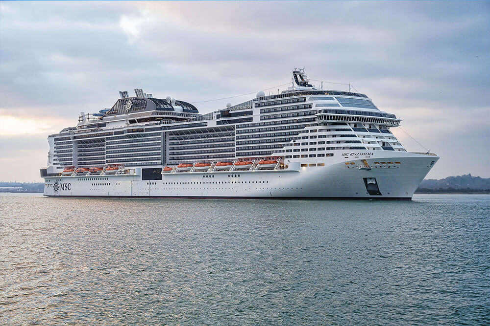 图四:地中海荣耀号(MSC Bellissima)